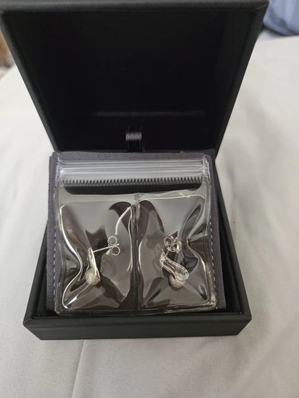 Doting Dews Tahina  Fresh Pearls In Sterling Silver Settin NWT retail $350